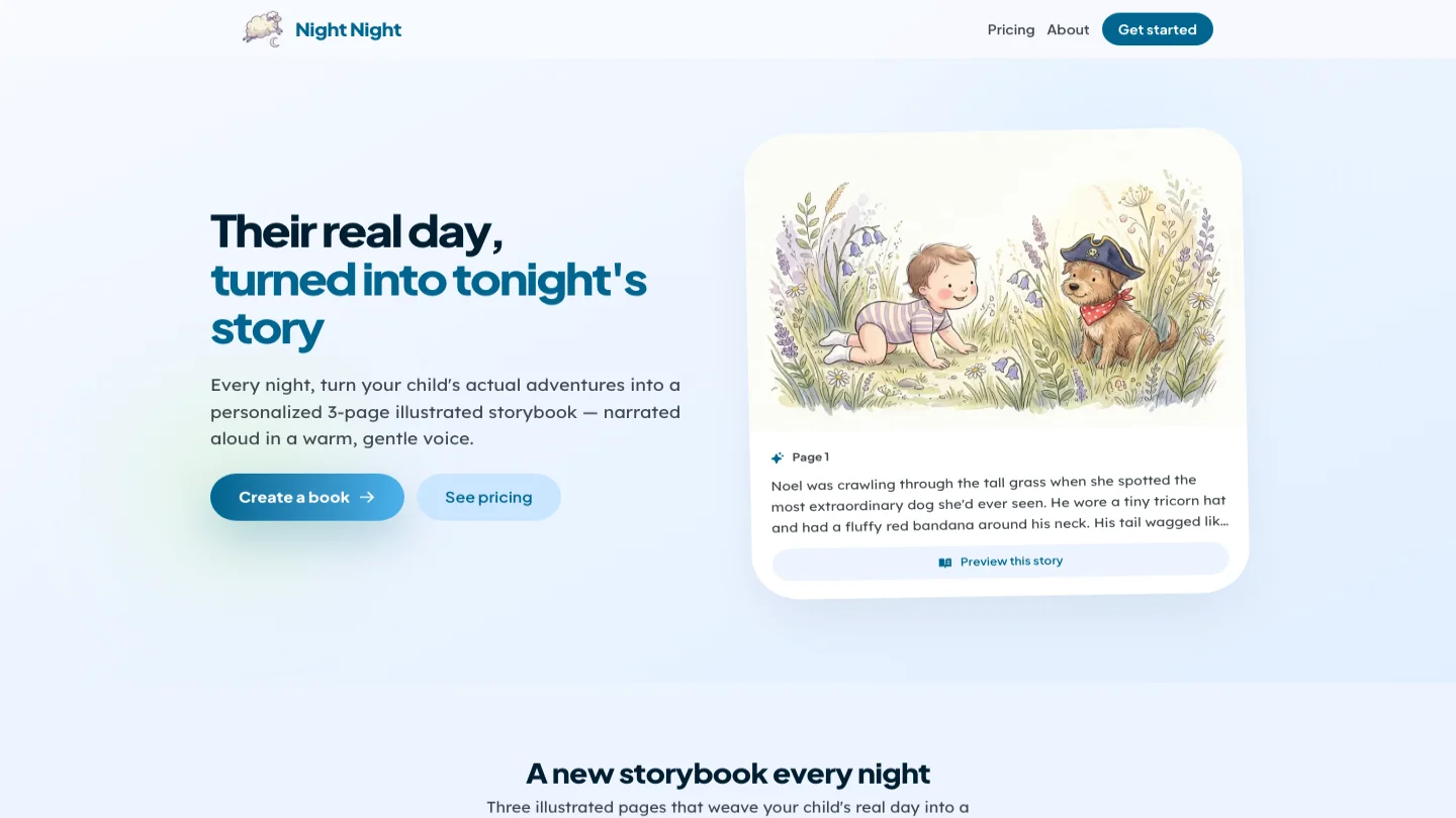 How We Built Night Night — An AI Bedtime Story Platform